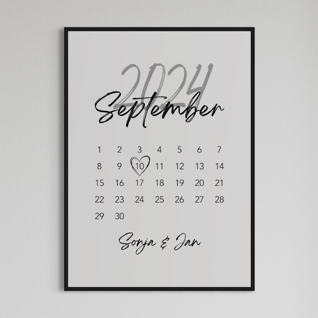Our special day Poster | PERSONALISIERT