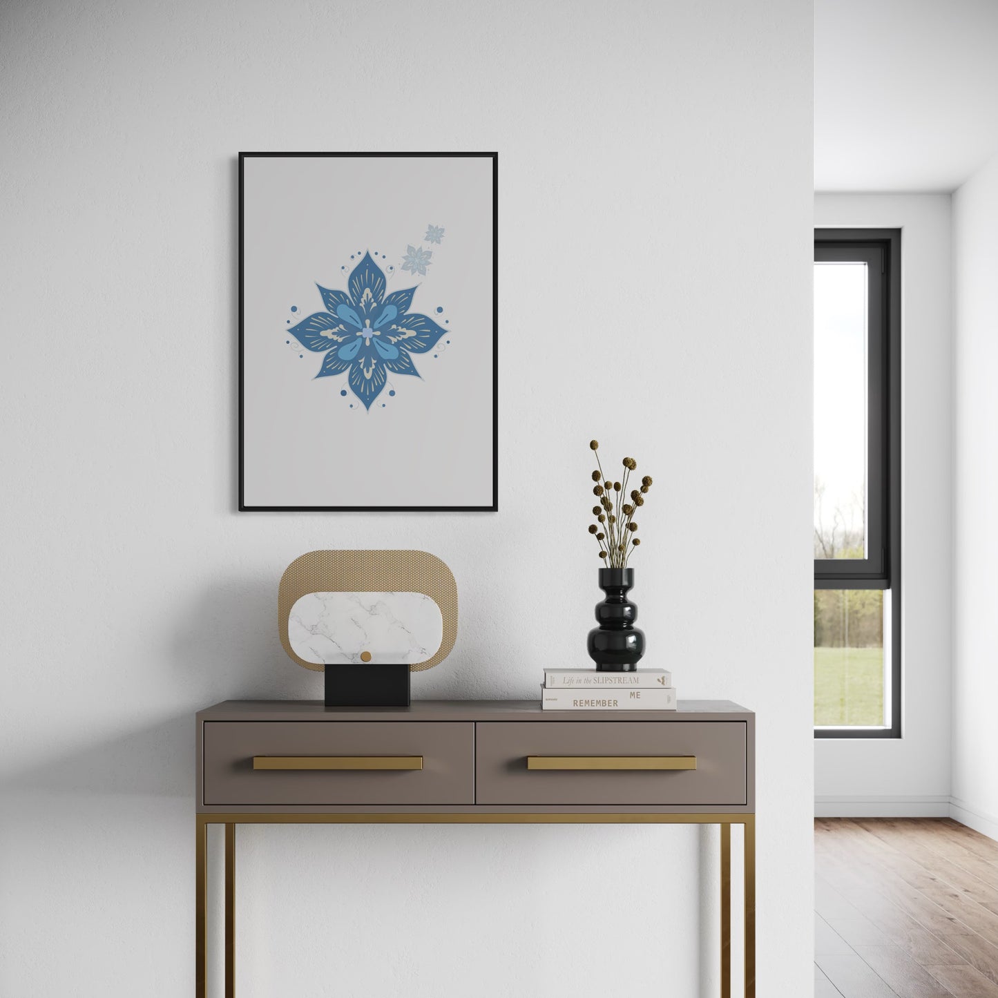 Ornamente blue no1