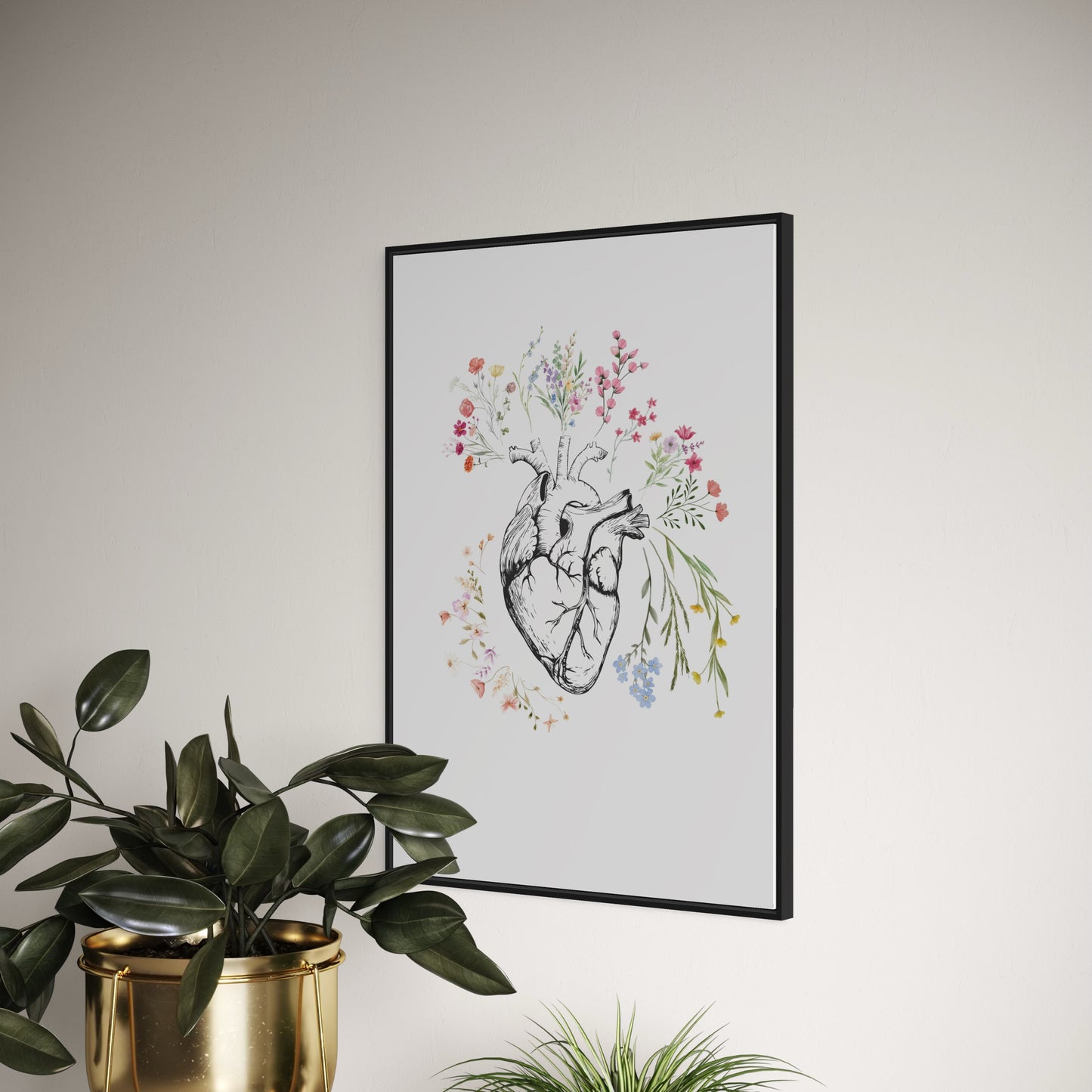 FLOWERS HEARTBEAT Poster