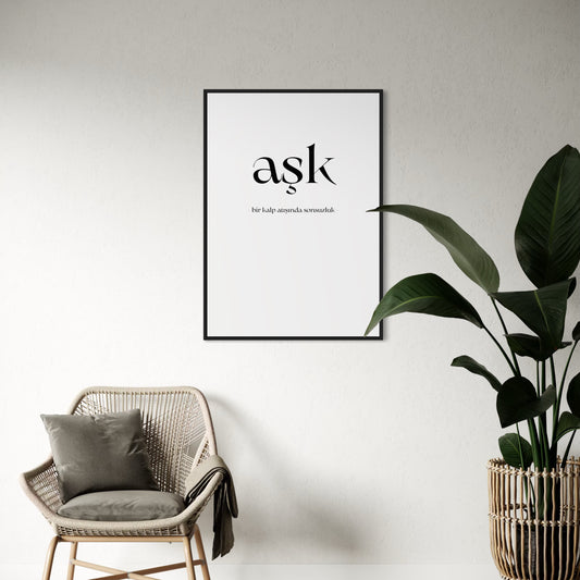 ASK "bir kalp atisinda sonsuzluk" Poster