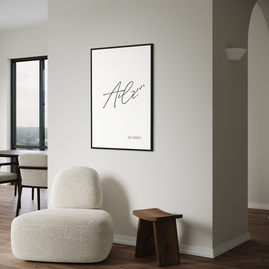 AILE - tek servet Poster