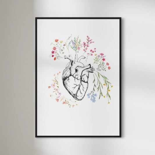 FLOWERS HEARTBEAT Poster
