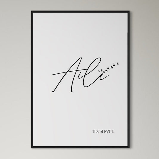 AILE - tek servet Poster