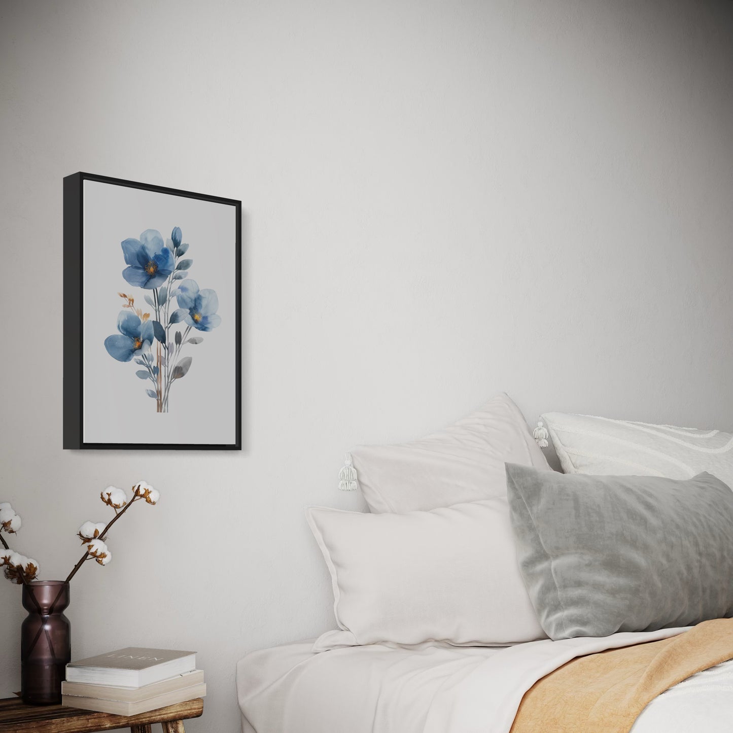 Bouquet of flowers in blue | rose