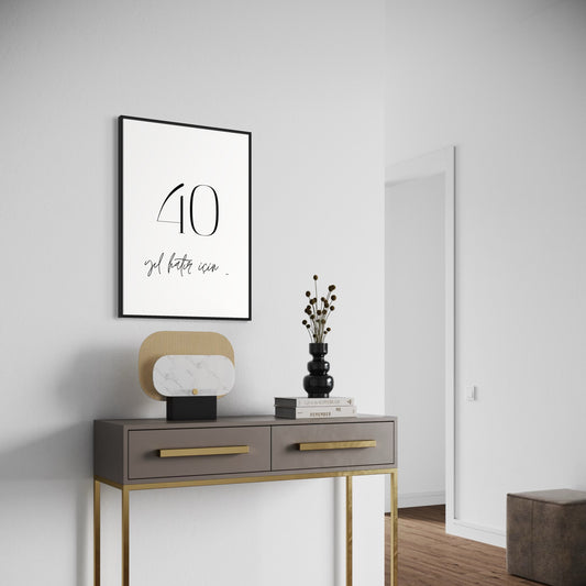 40 yil hatir icin Poster