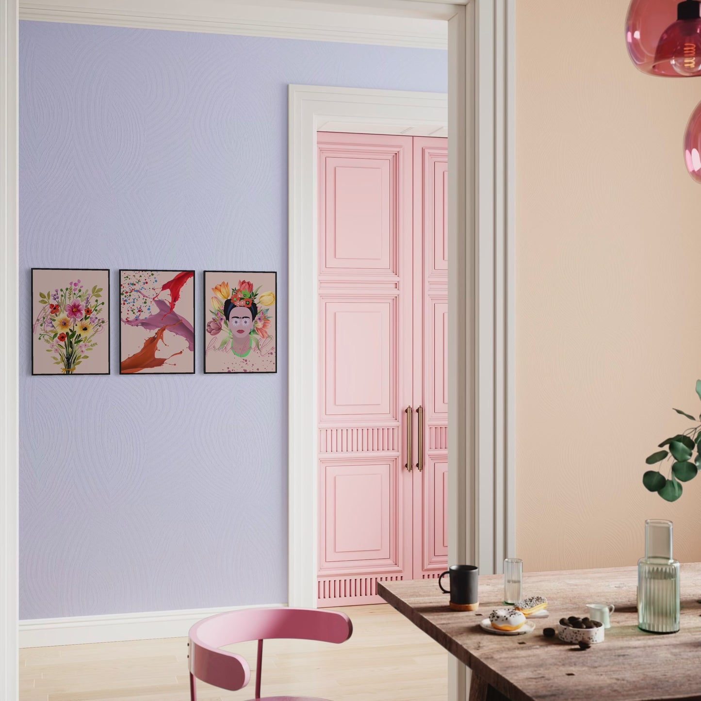 3er-Set FRIDA KAHLO Poster