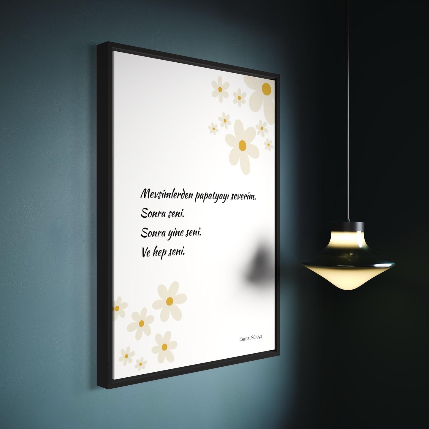 PAPATYA - Cemal Süreya Poster