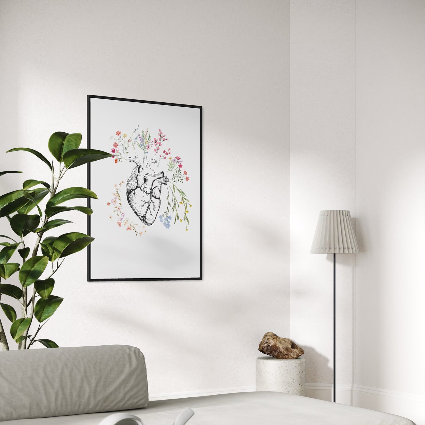 FLOWERS HEARTBEAT Poster