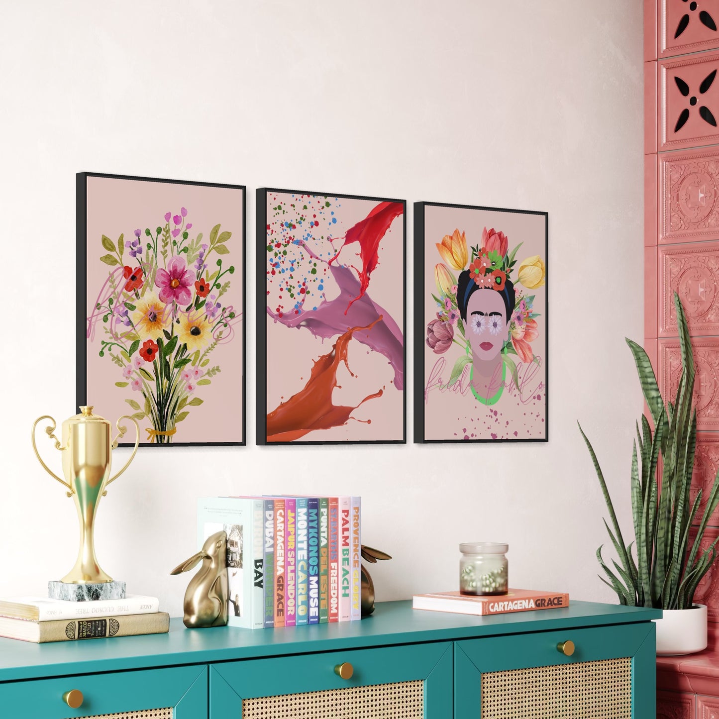 3er-Set FRIDA KAHLO Poster