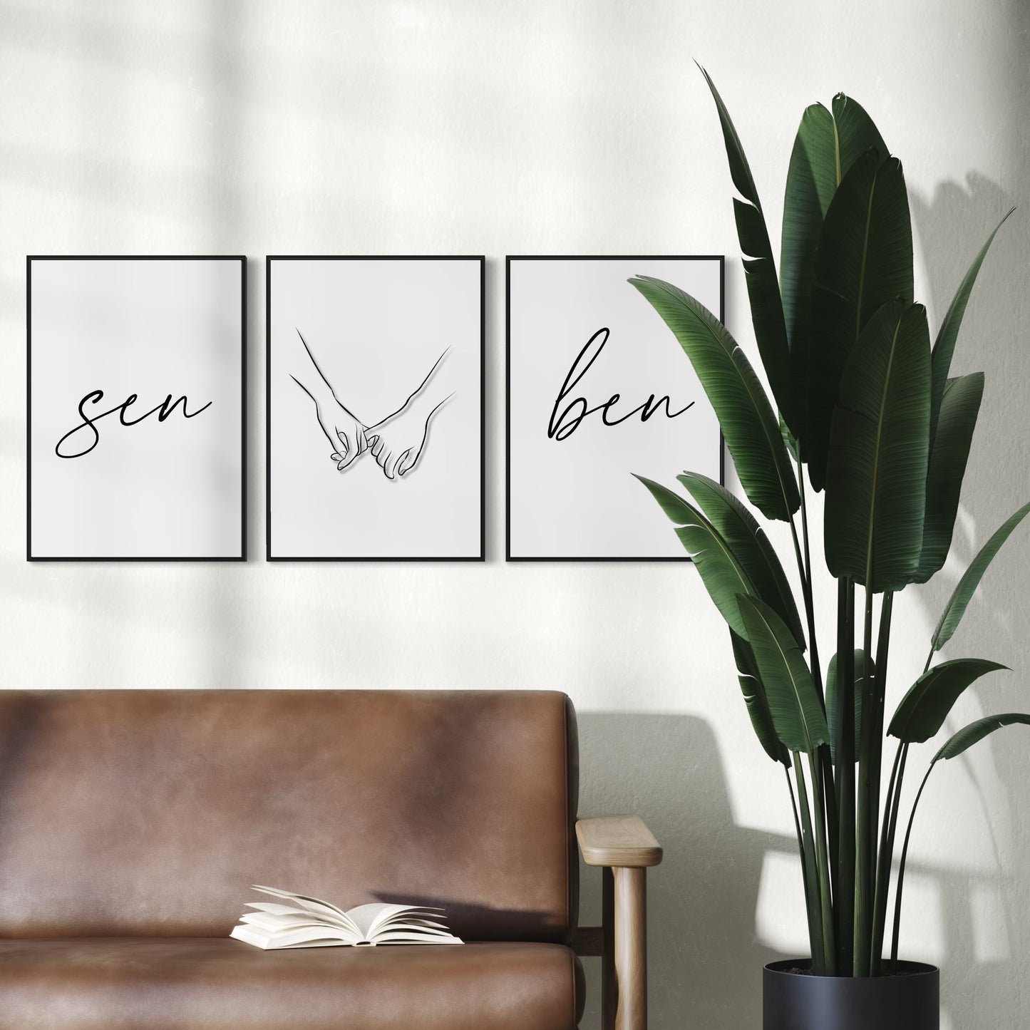 3er-Set SEN & BEN Poster