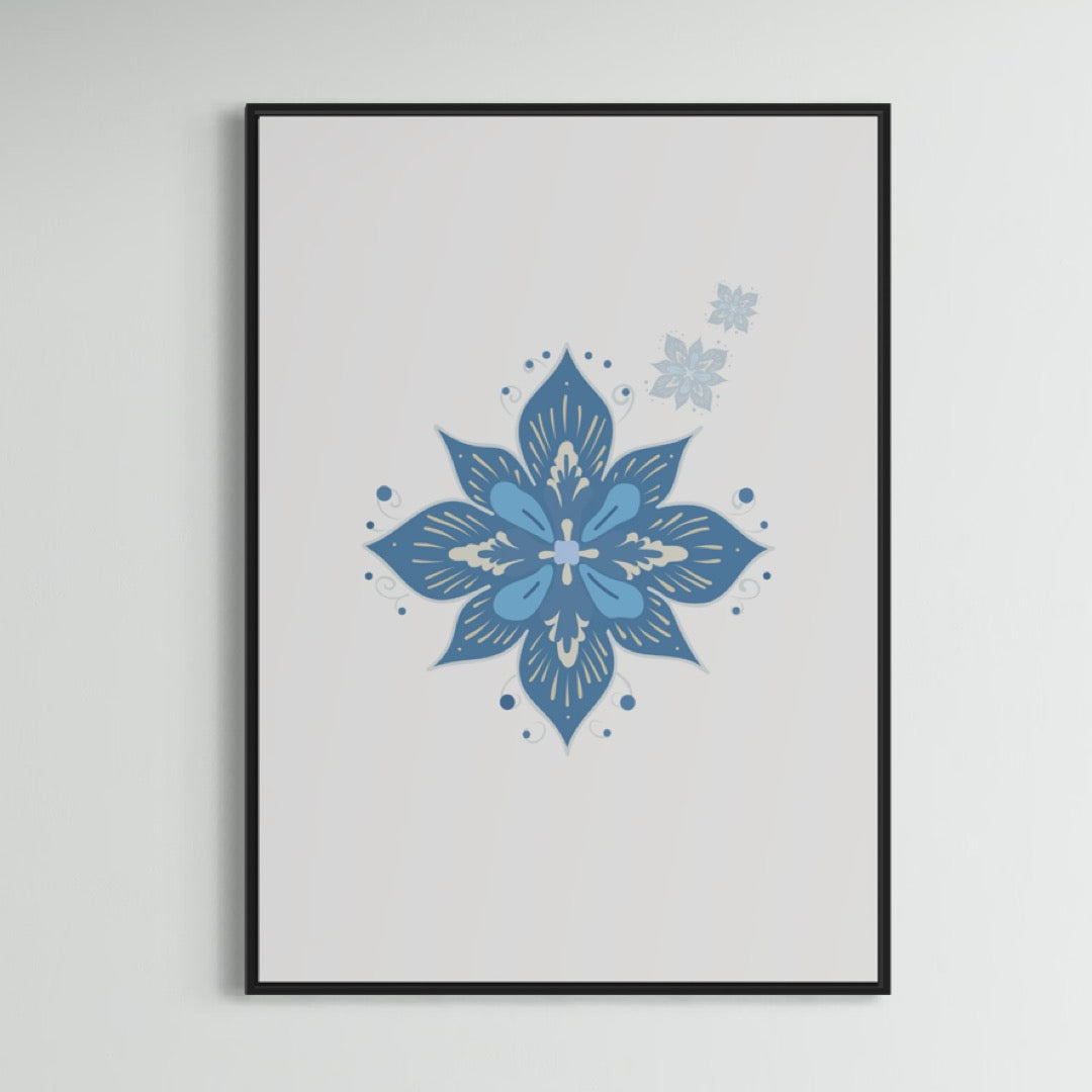 Ornamente blue no1
