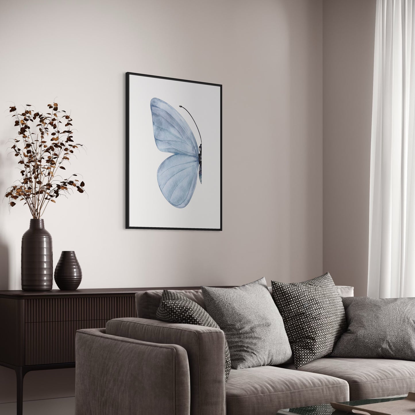 Butterfly in blue | rose no1