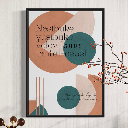 Nasibuke yusibuke velev kane tahte’l-cebel Poster