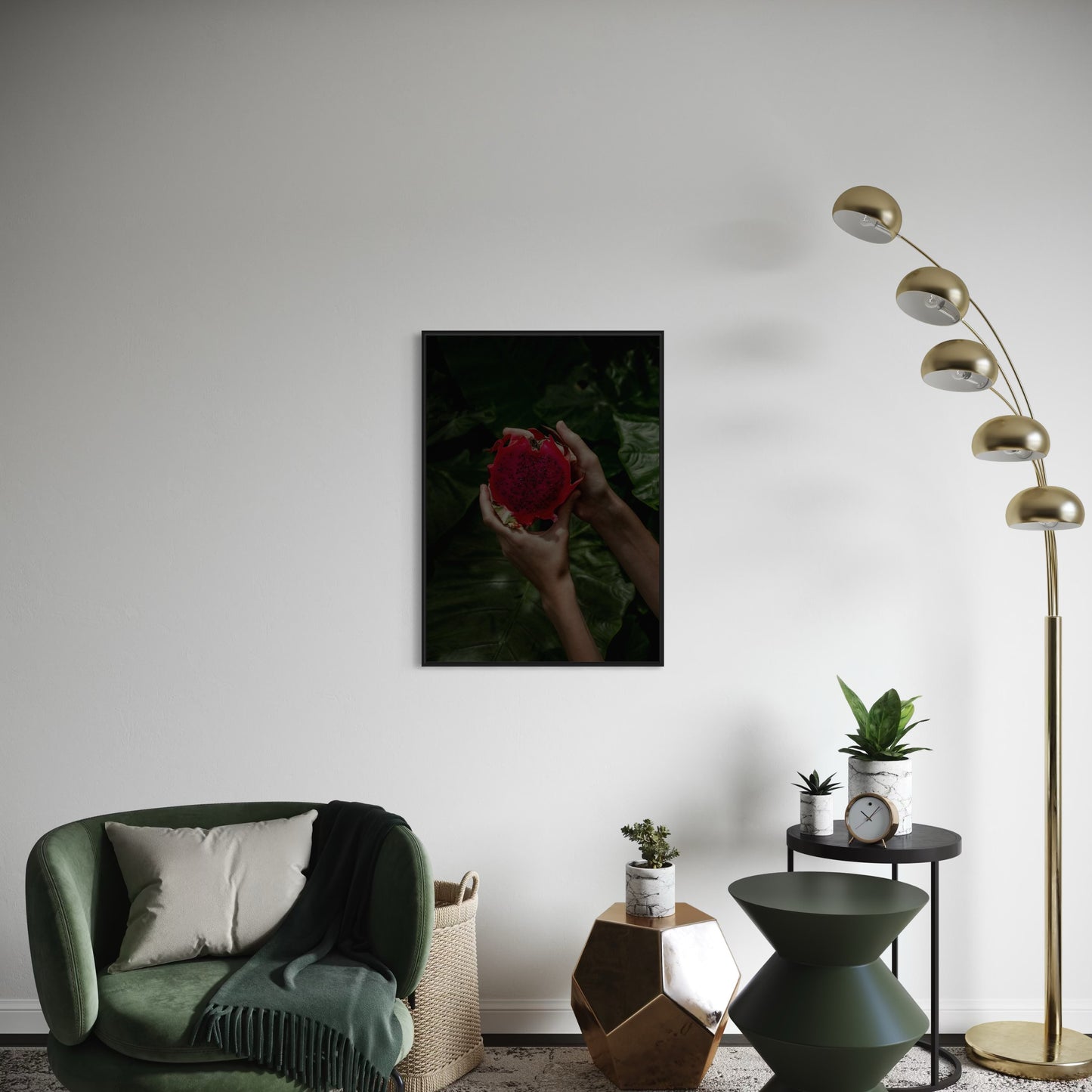 Fruta del dragón Drachenfrucht Poster