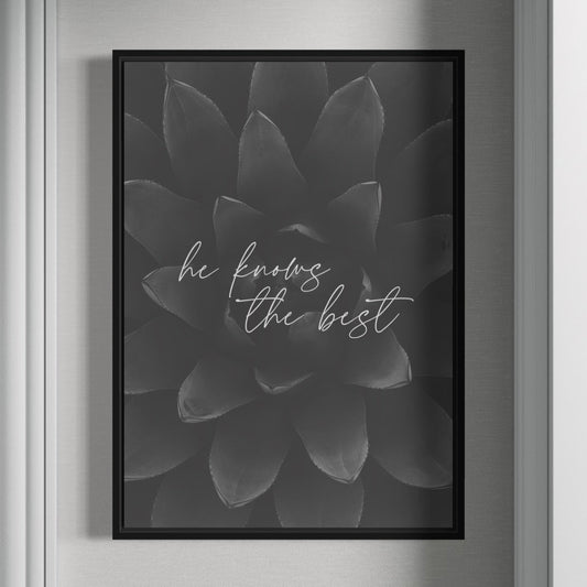 "he knows the best" Poster