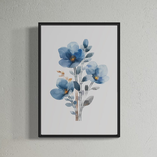 Bouquet of flowers in blue | rose