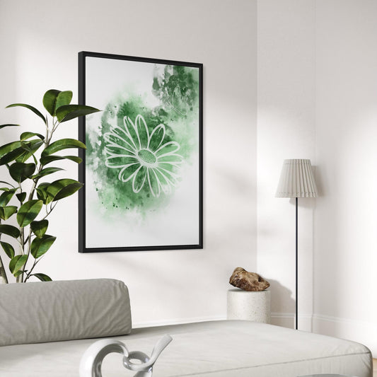 PAPATYA & Schmetterling Poster in grün