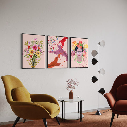 3er-Set FRIDA KAHLO Poster