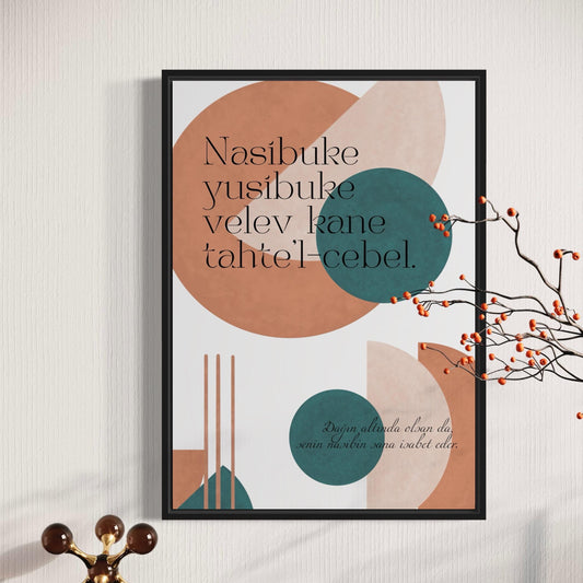 Nasibuke yusibuke velev kane tahte’l-cebel Poster