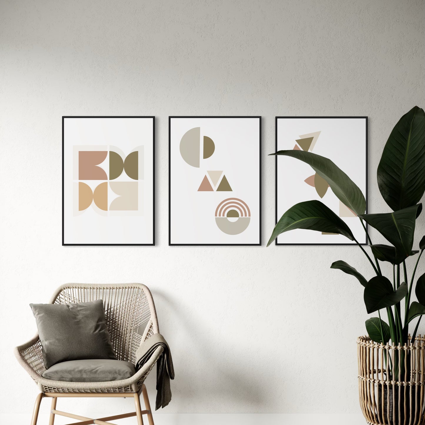 BOHO Poster grün