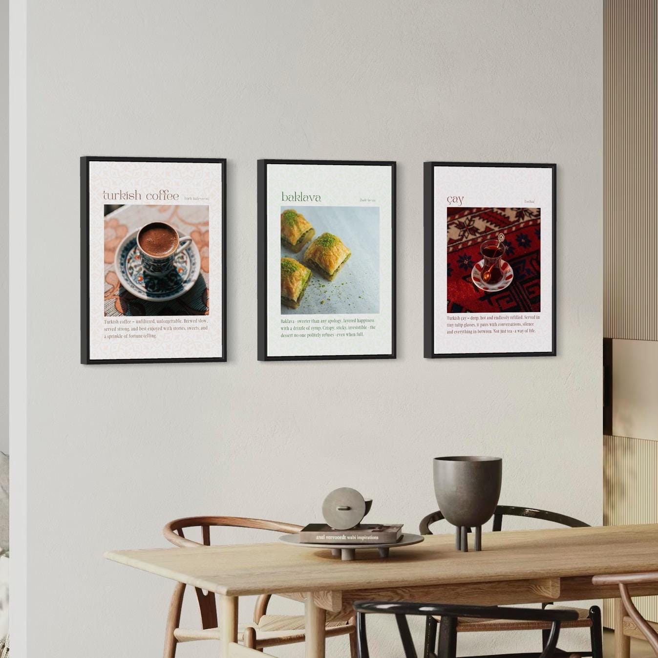 3er-Set Poster turkish delights