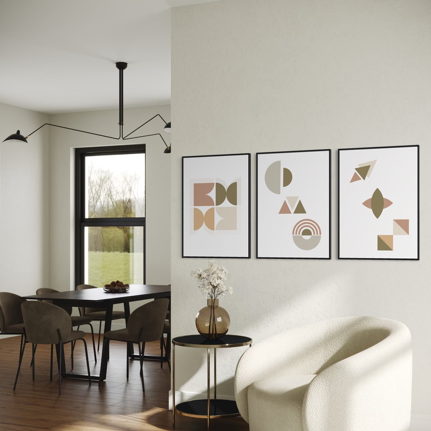 BOHO Poster grün