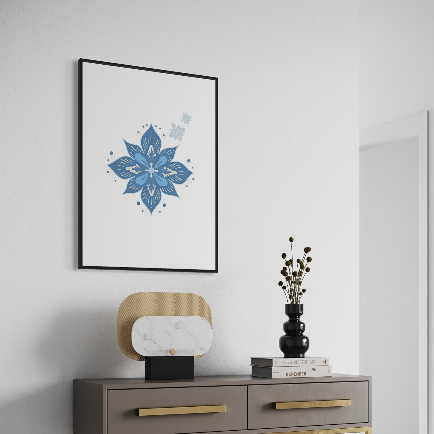 Ornamente blue no1