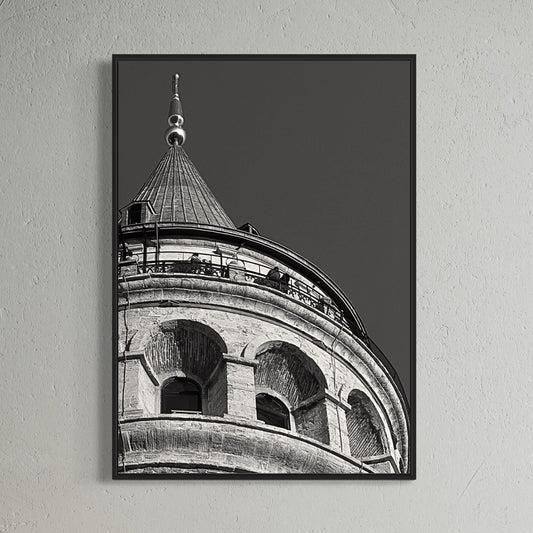 Closeup Galata Kulesi - Galata Tower