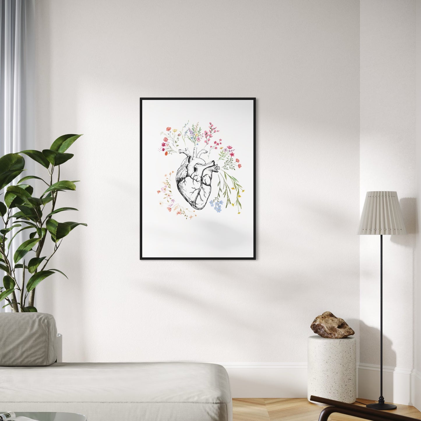 FLOWERS HEARTBEAT Poster