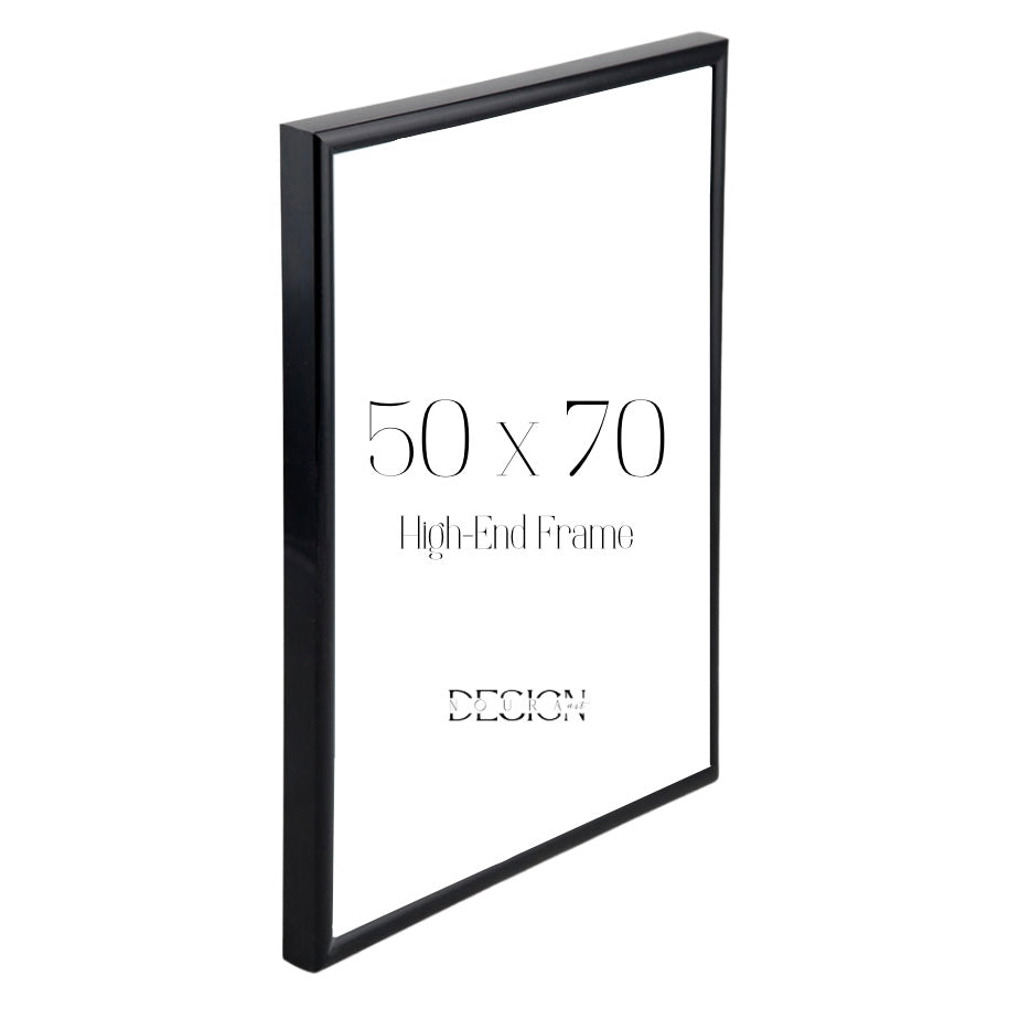 Alu - Bilderrahmen schwarz 50x70