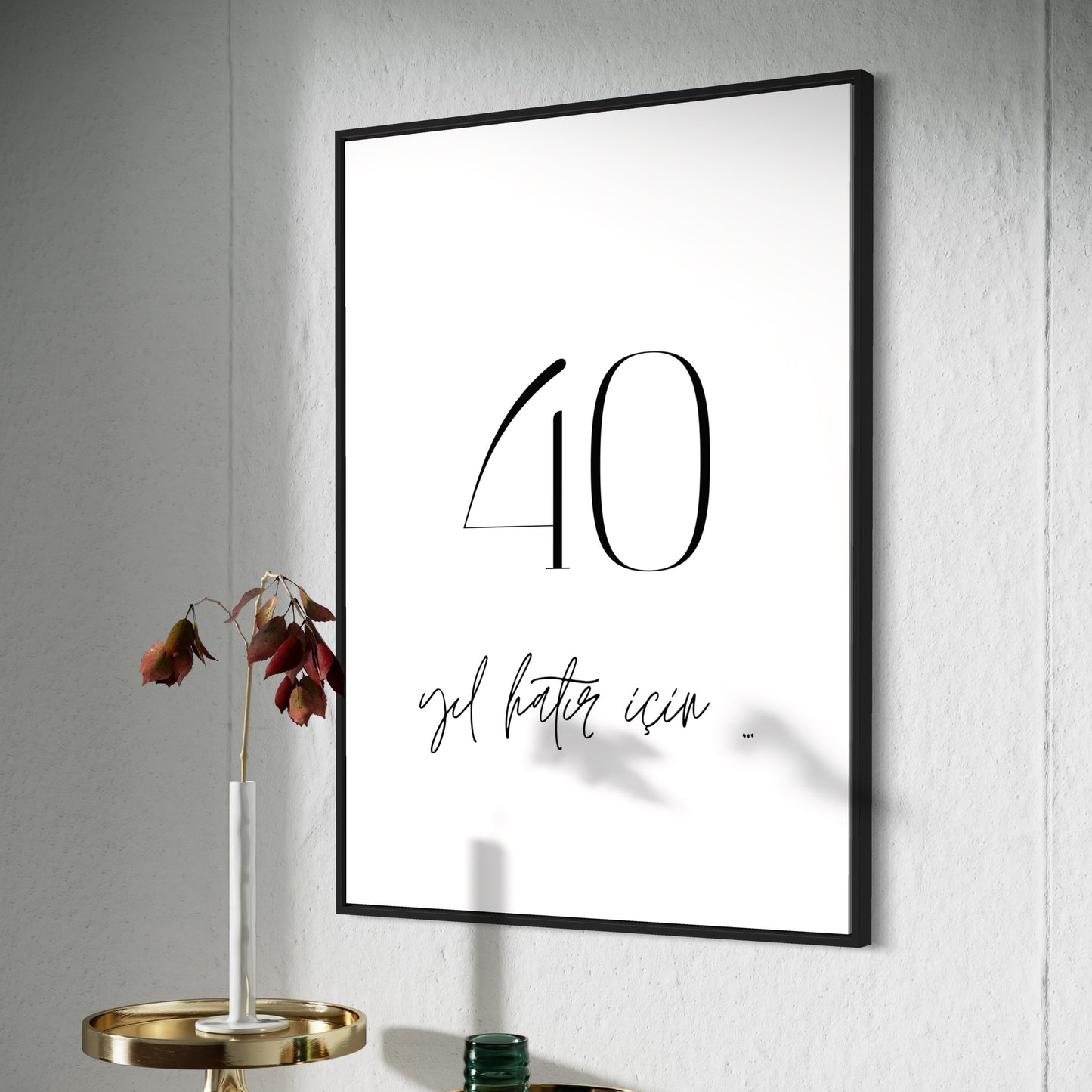 40 yil hatir icin Poster