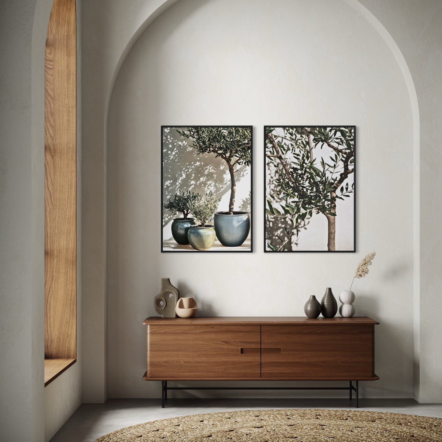 2er-Set Olea Aurea | Olivenbaum Poster