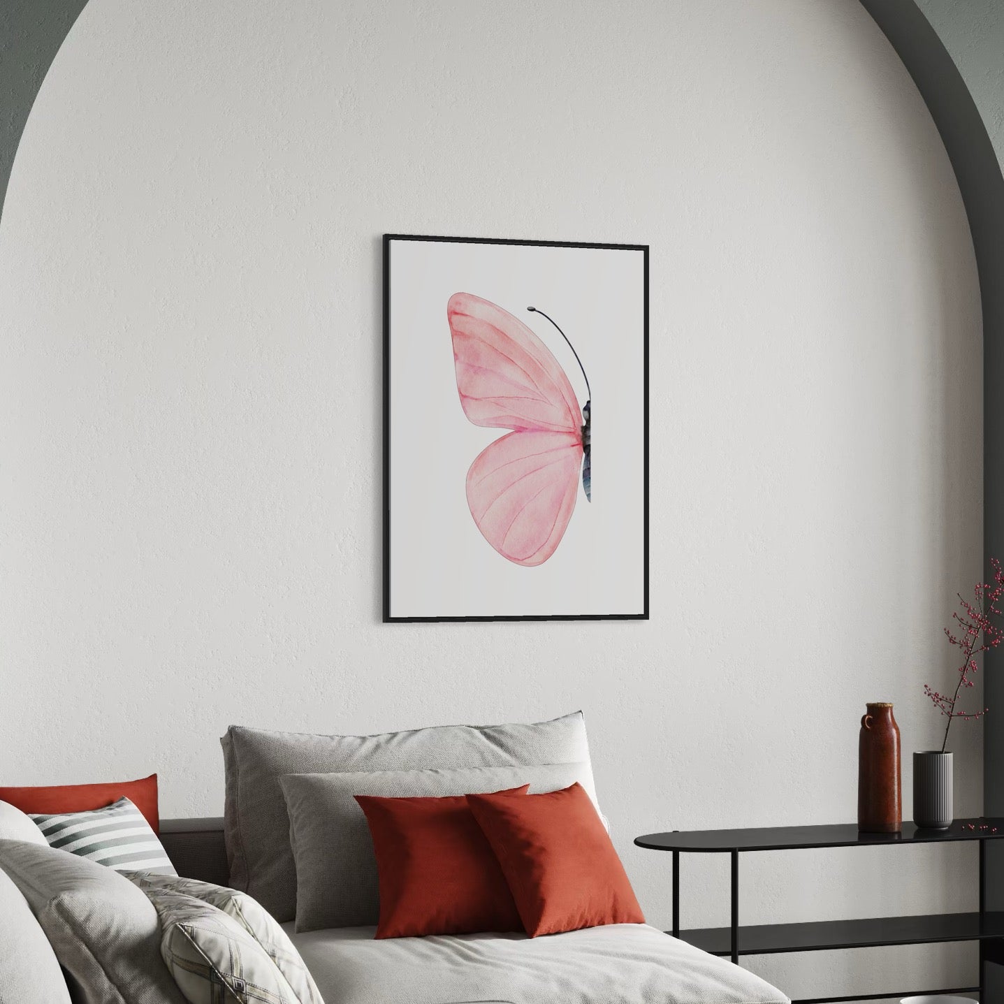 Butterfly in blue | rose no1