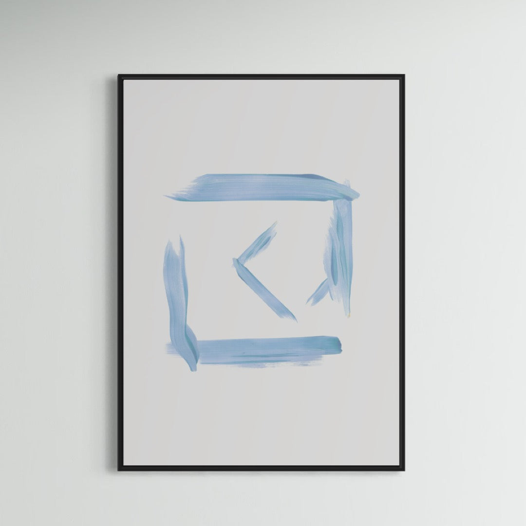 Acrylic Brush blue
