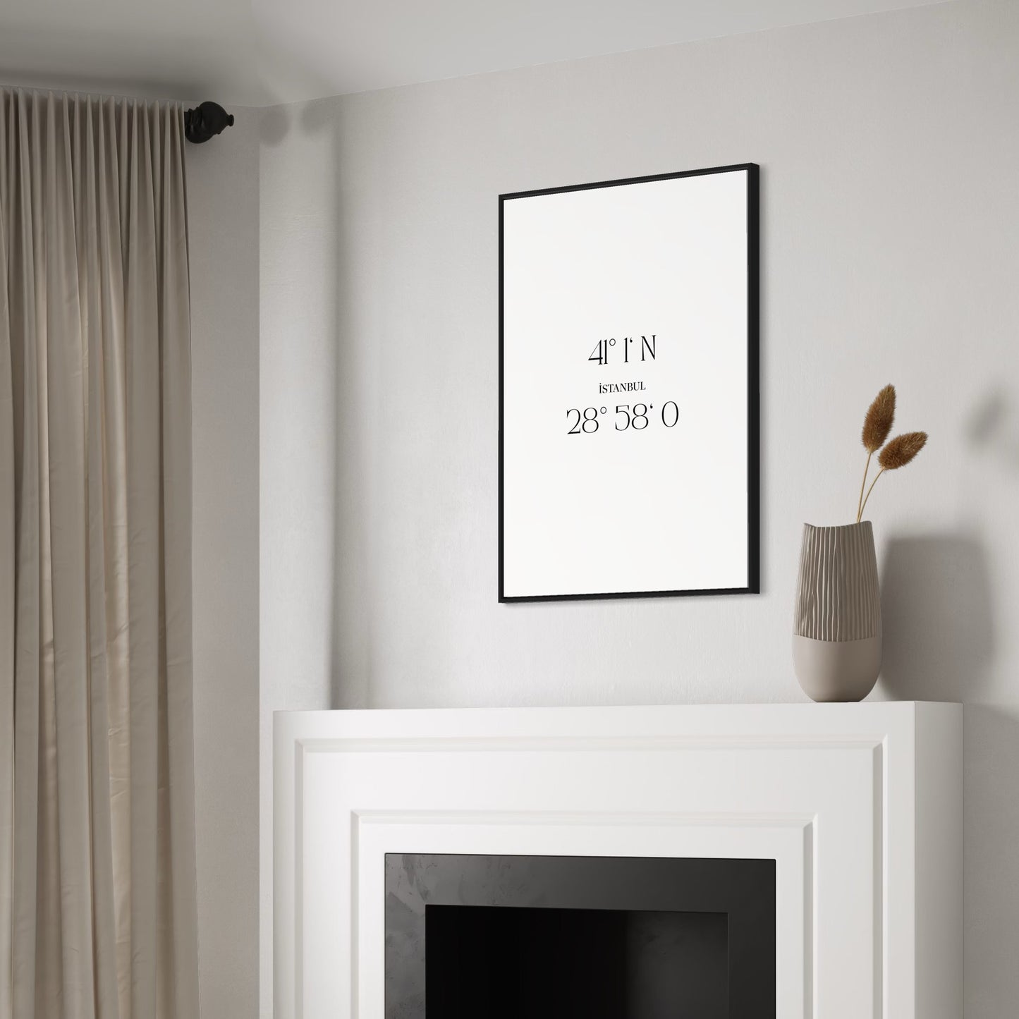 ISTANBUL Koordinaten Poster