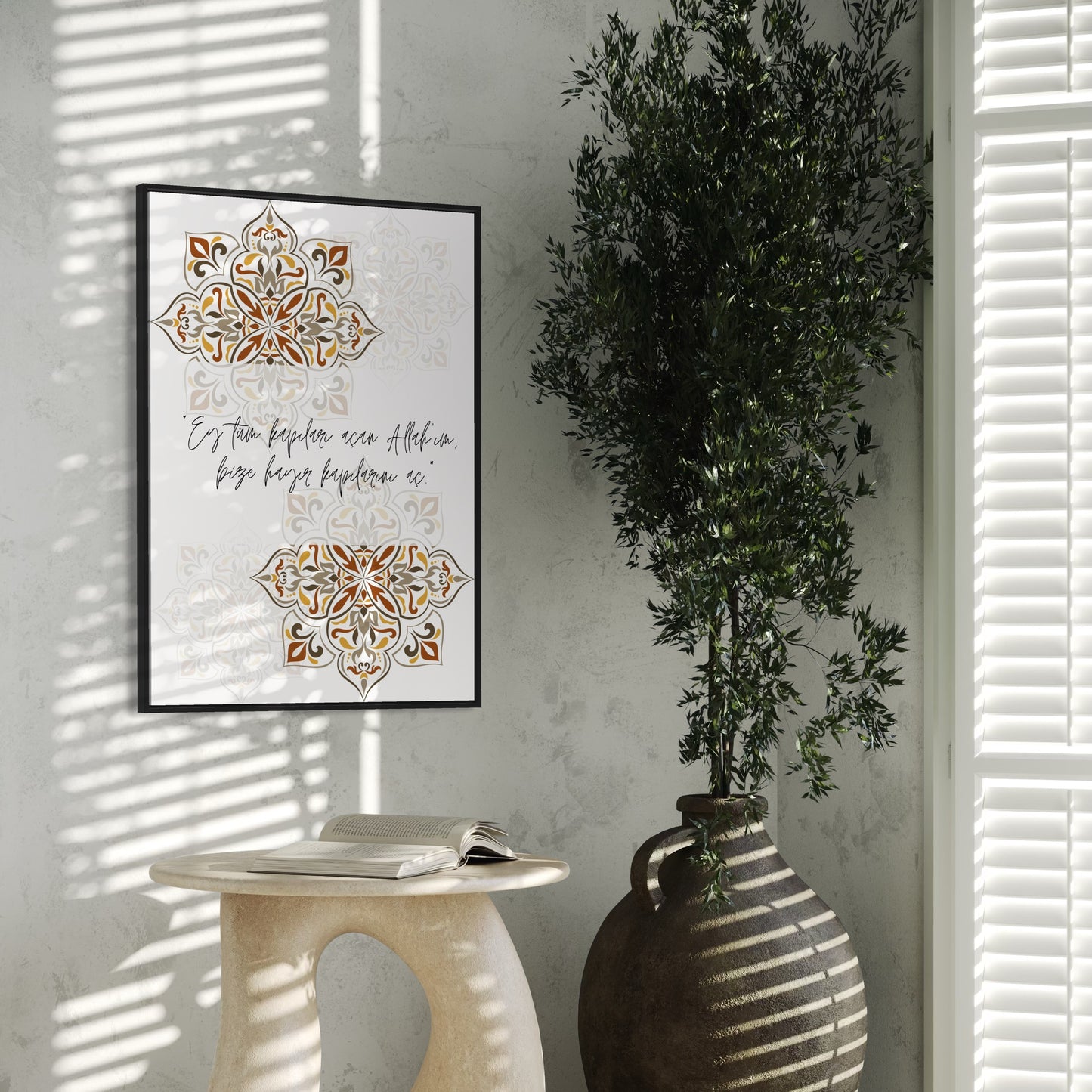 "Ey kapıları açan Allah'ım. Bize hayır kapılarını aç" Poster