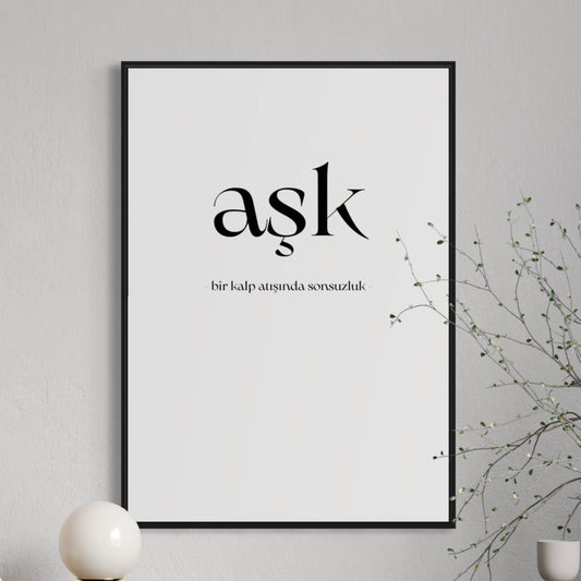 ASK "bir kalp atisinda sonsuzluk" Poster