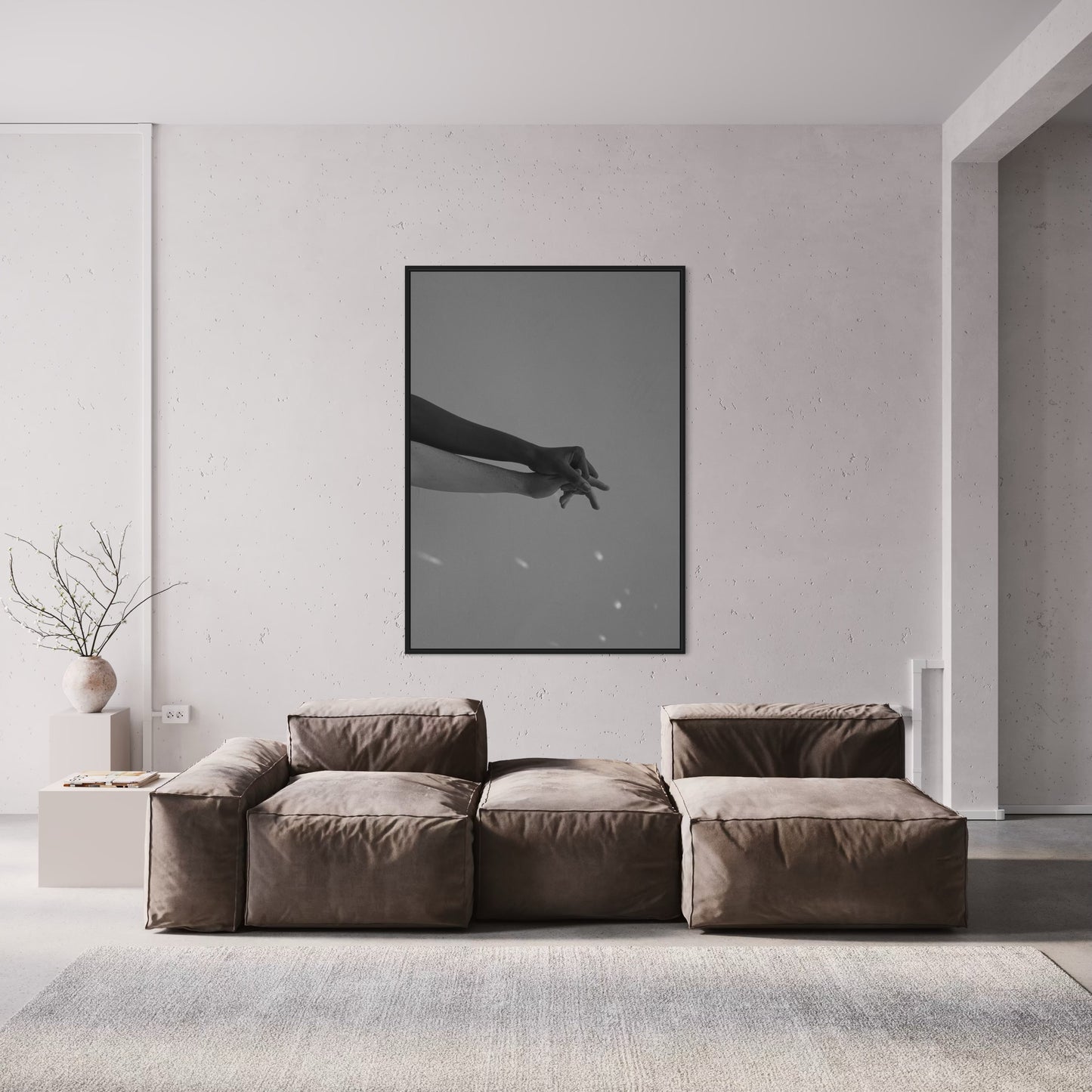 Holding Hands Poster