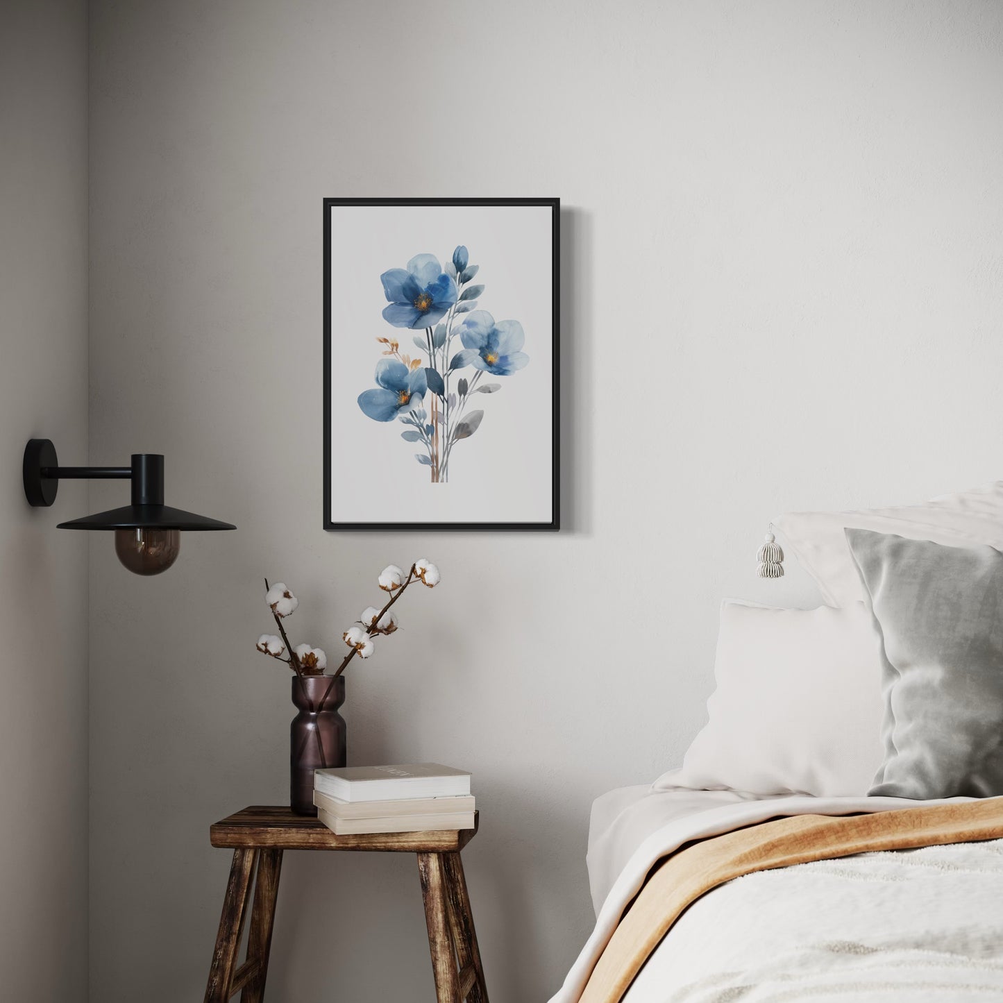 Bouquet of flowers in blue | rose