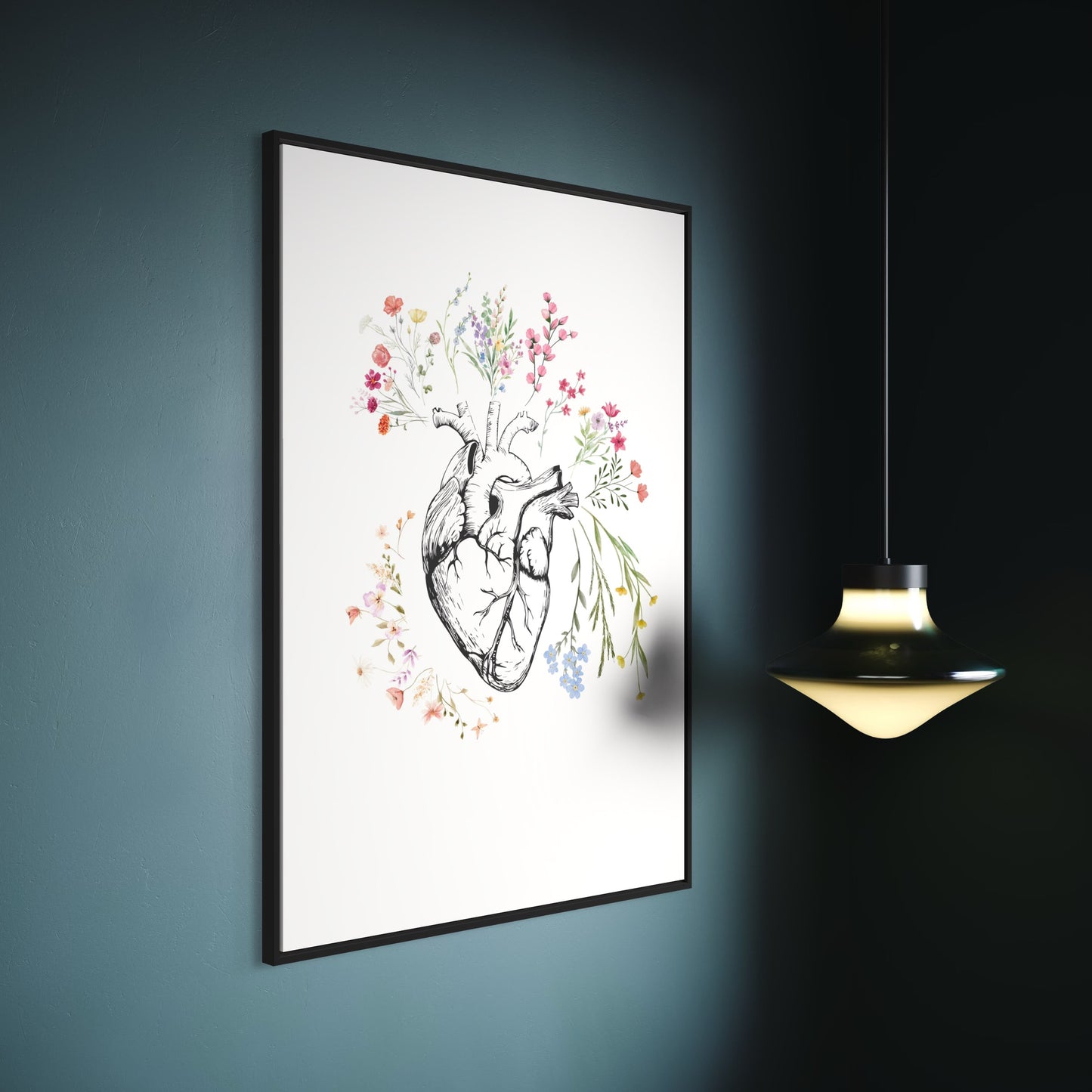 FLOWERS HEARTBEAT Poster