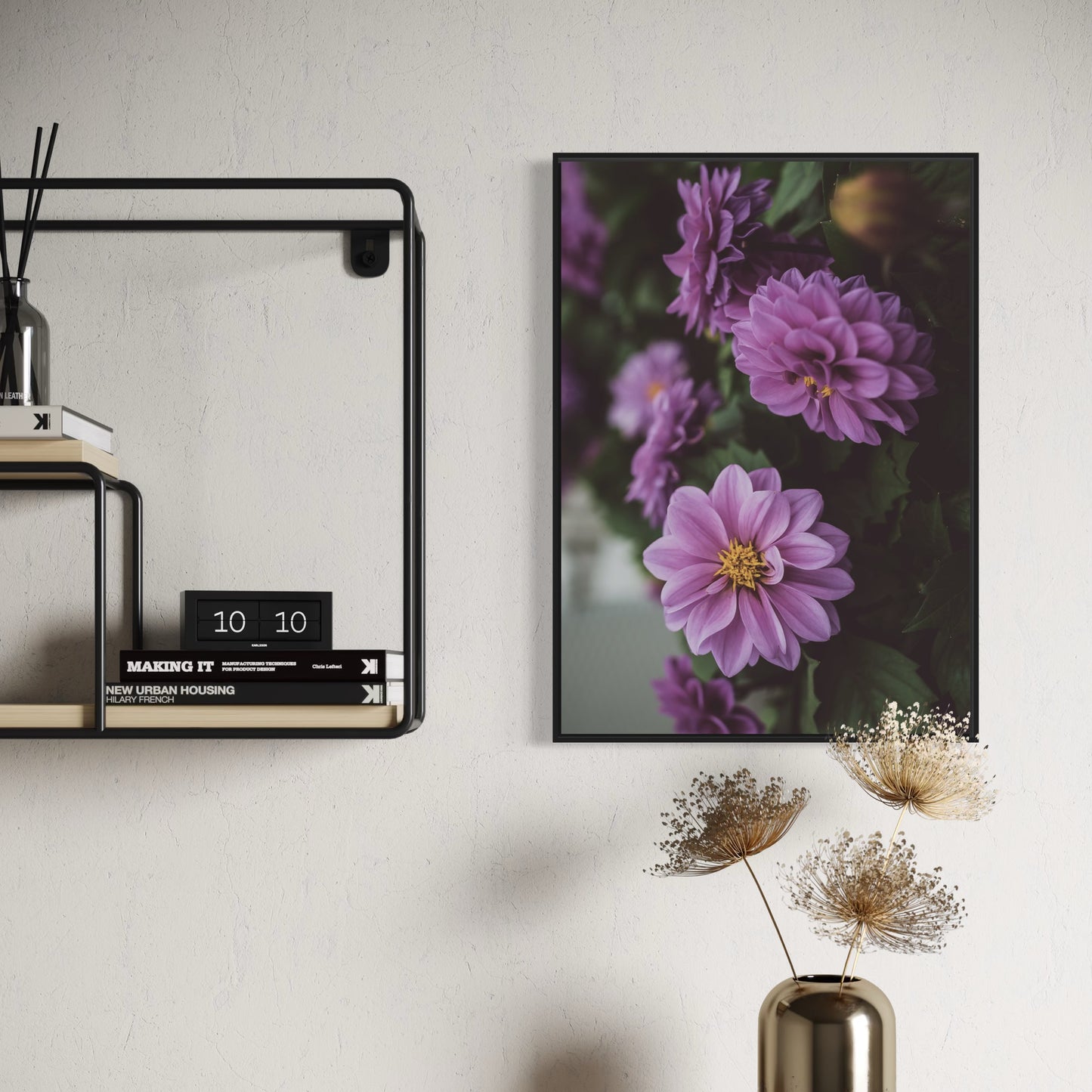 Purple Flowers Poster