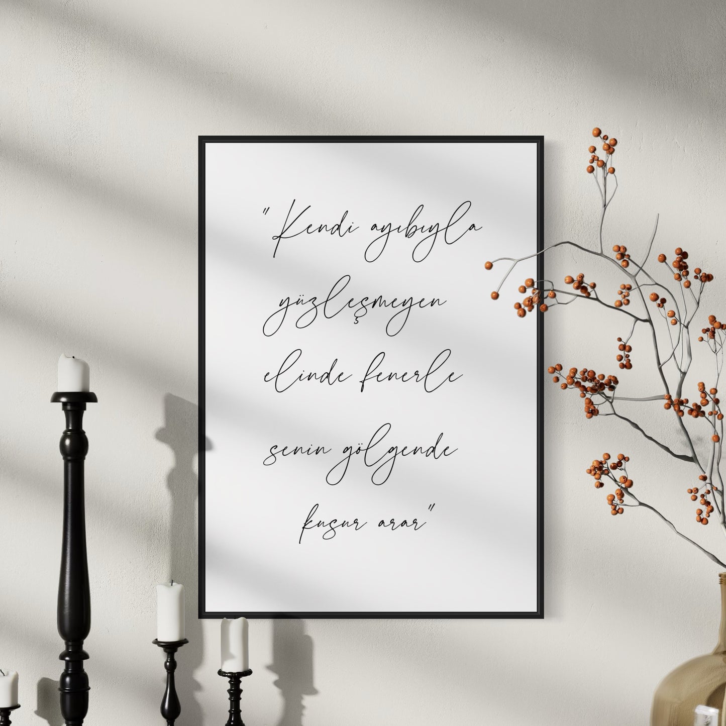 turkish Quote Poster