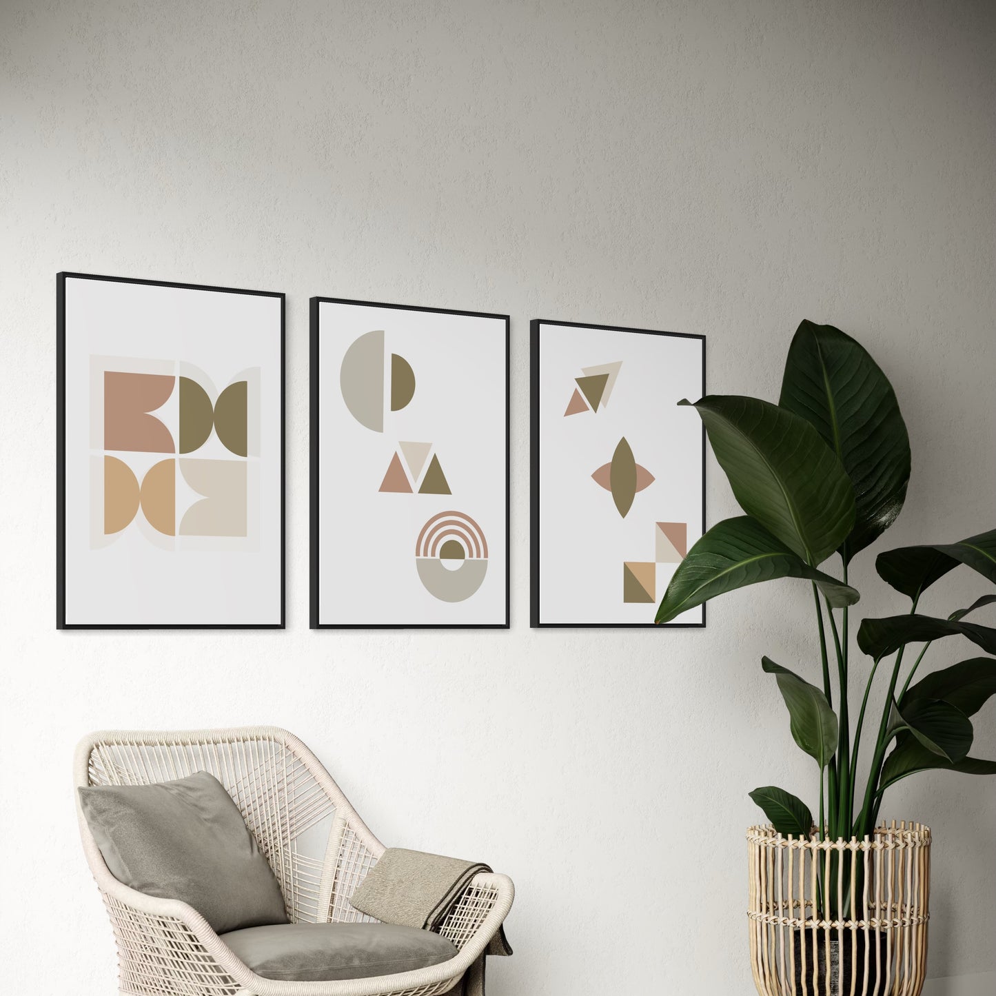 BOHO Poster grün