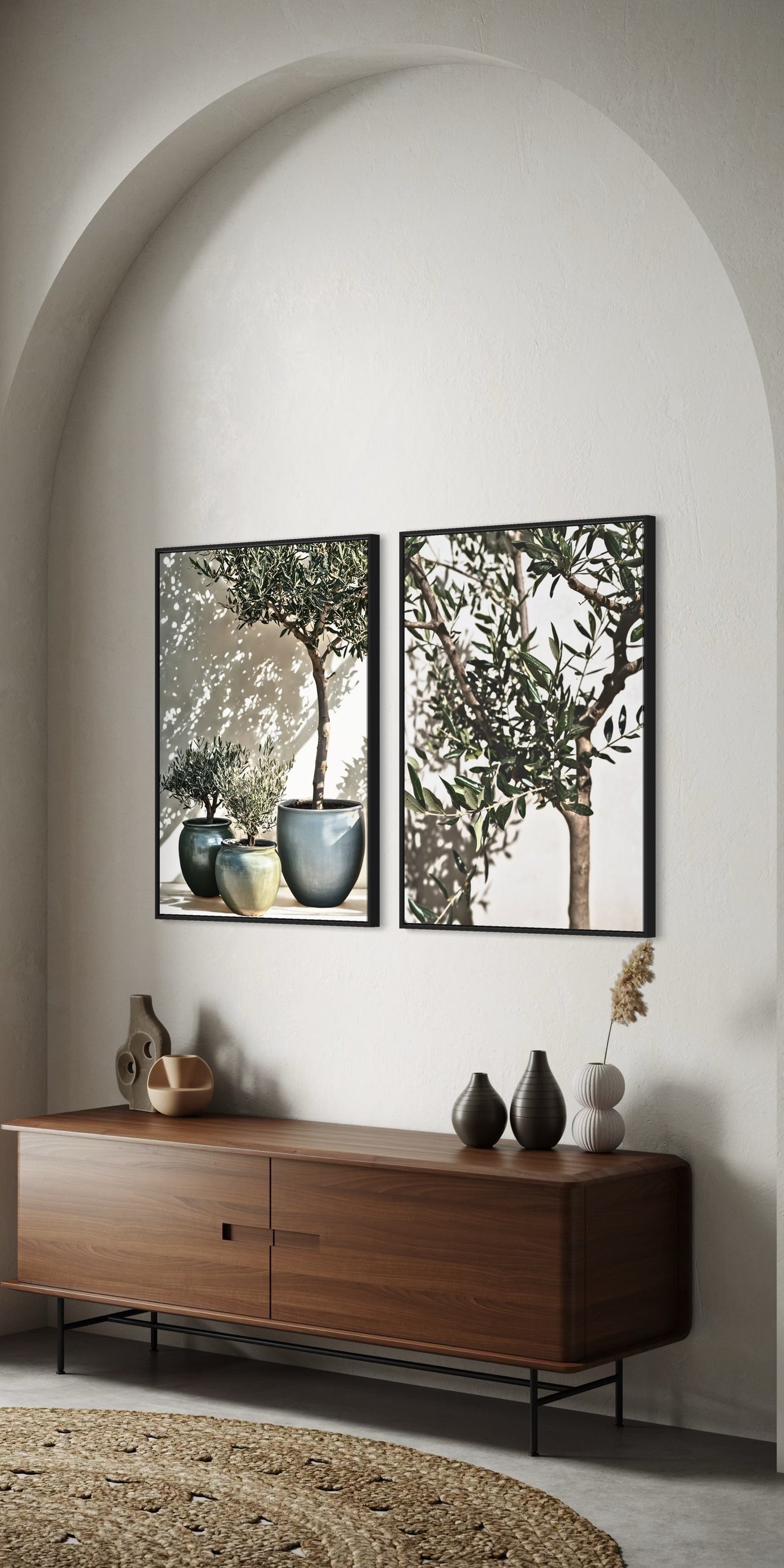 2er-Set Olea Aurea | Olivenbaum Poster