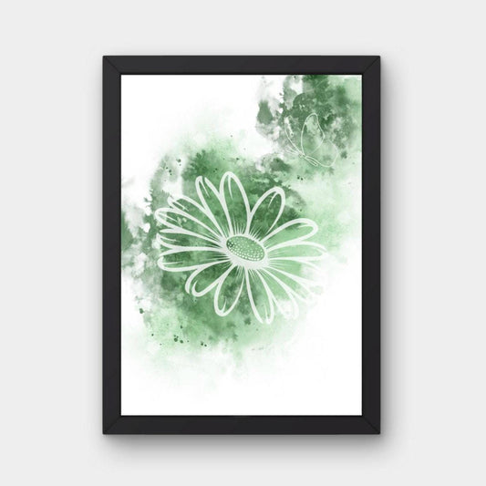 PAPATYA & Schmetterling Poster in grün