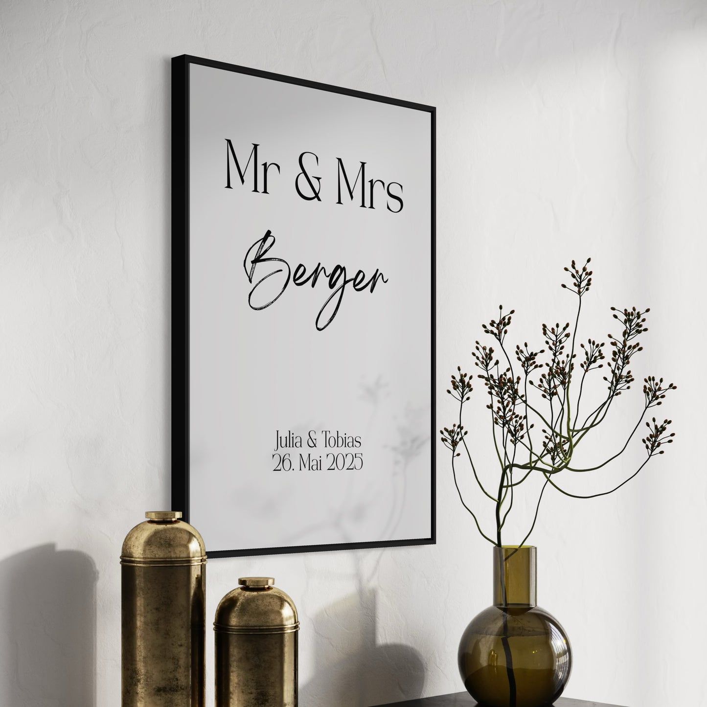 Mr & Mrs Poster | PERSONALISIERT