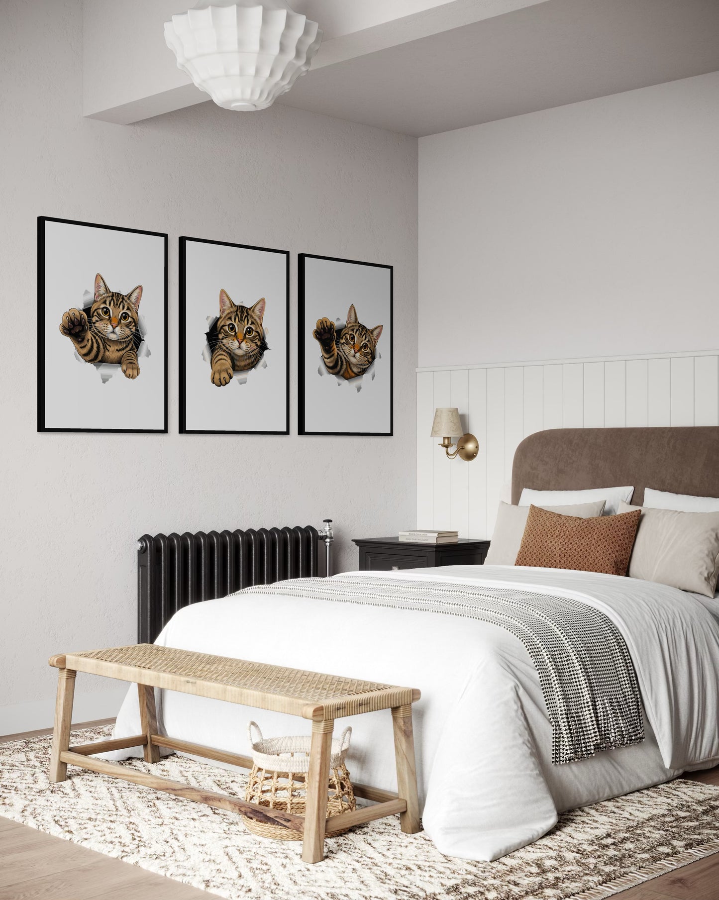 3er-Set Watercolor Cats