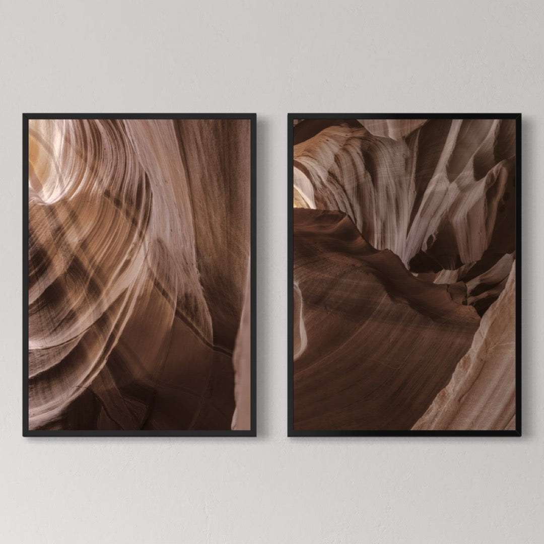 2er-Set Cavern Braun