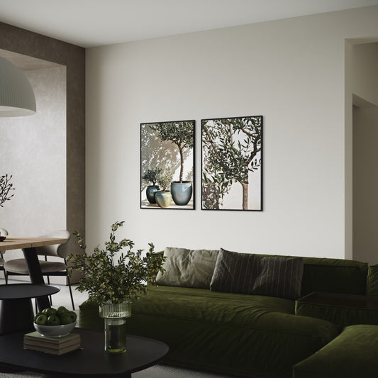 2er-Set Olea Aurea | Olivenbaum Poster