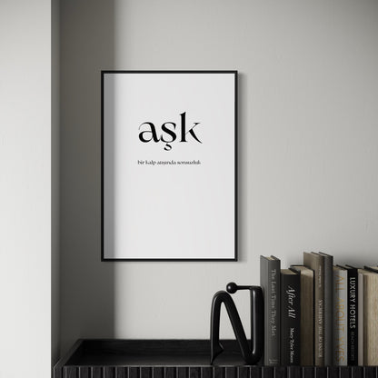 ASK "bir kalp atisinda sonsuzluk" Poster